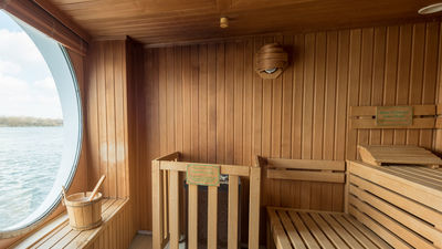 Sauna auf der MS Belvedere