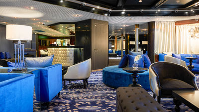 Blue Room Lounge auf der MS Vasco da Gama