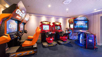 Virtual Arcade auf der MSC Armonia